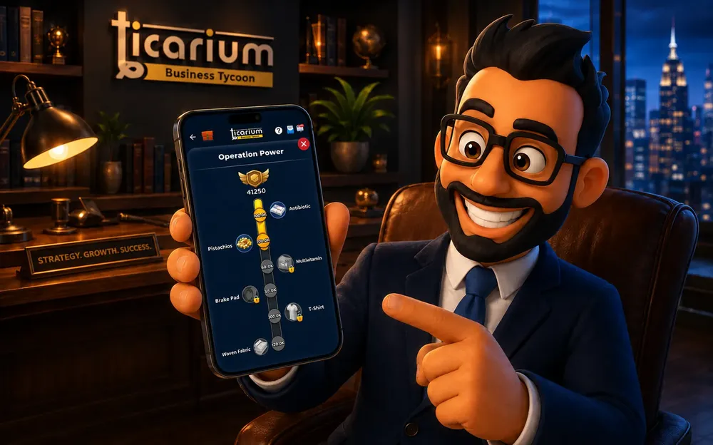 Ticarium Business Tycoon gameplay
